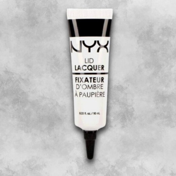 NYX Lid Lacquer Clear Transparent Glossy Shimmery Allergen Free W 0.33fl. oz NWT - Picture 1 of 3